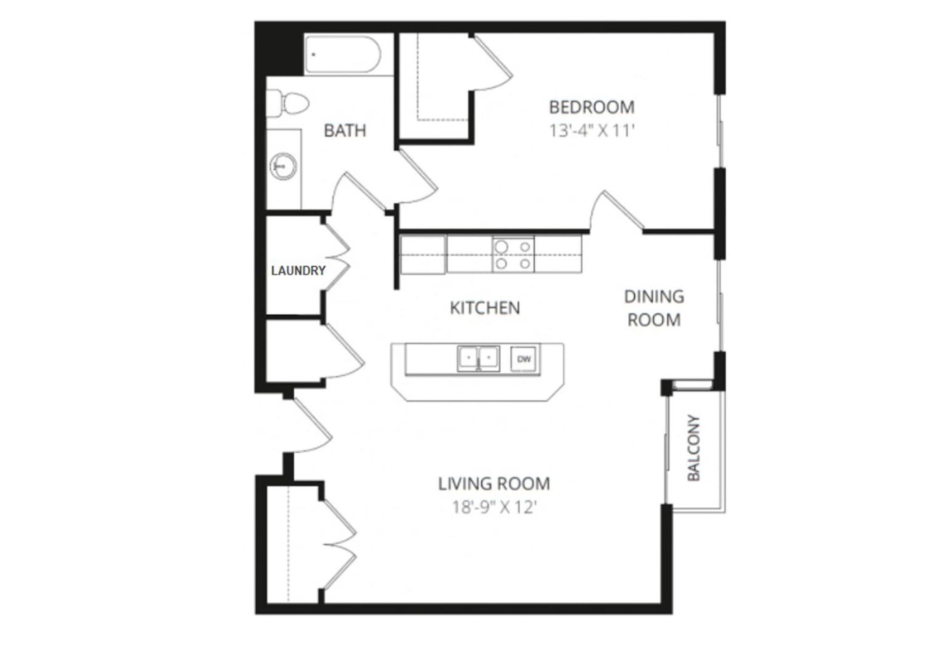 1-bedroom In The Heart Of The *